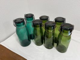 Wauwiler Einmachgläser zum Einmachen, Sammler, Vintage