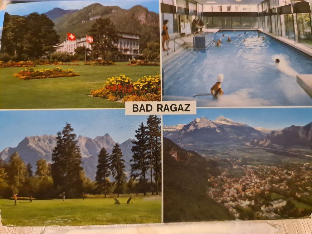 Cartoline postali: Ansichtskarte Bad Ragaz – Usato da Dintikon venduto da Vexi