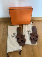 Hermès Oran Sandalen 41 Schuhe Braun