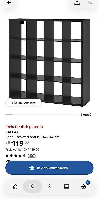 Ikea Scaffali: Kallax 4x4 – Usato da Muhen venduto da tinamuus