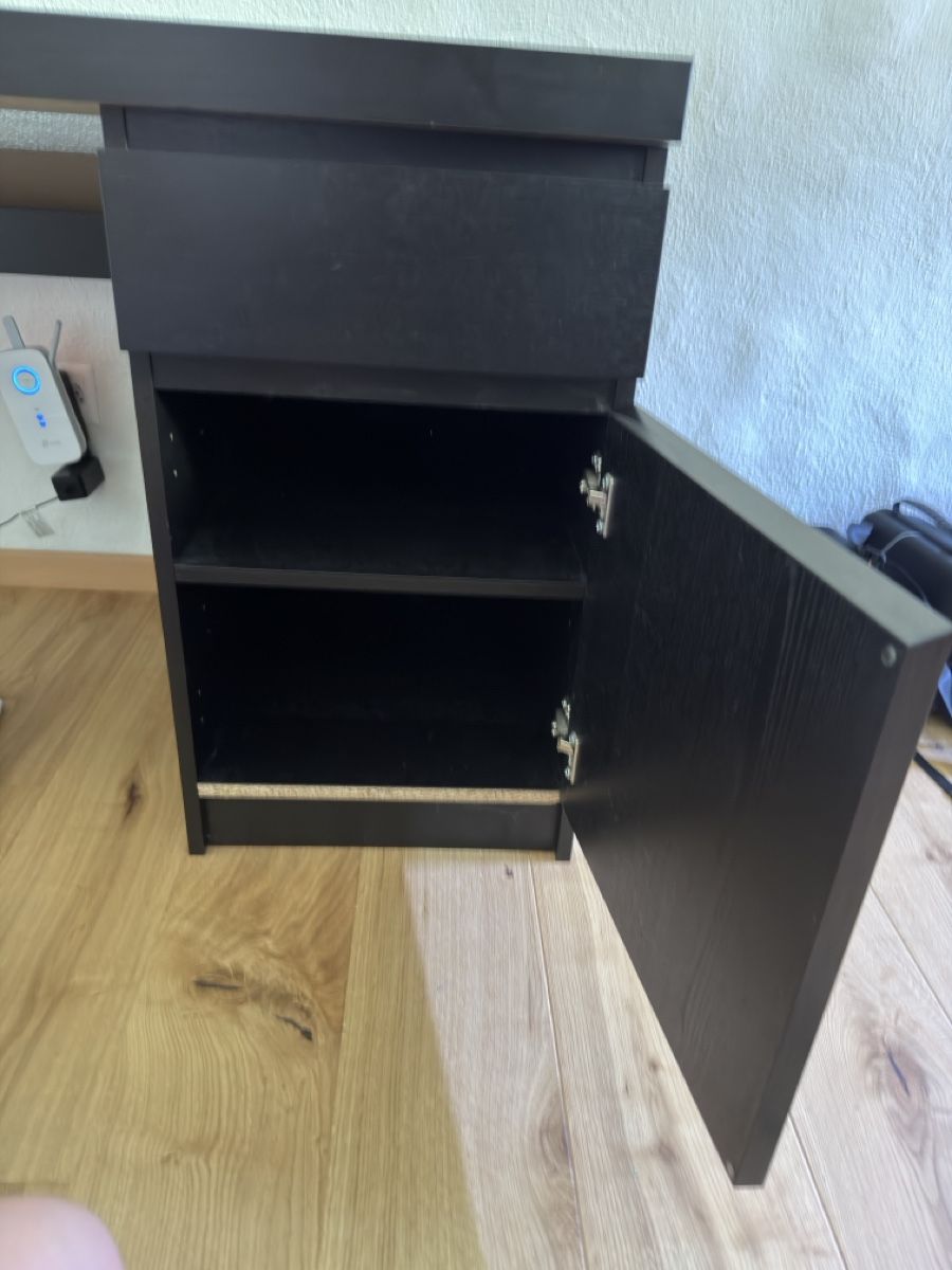 Ikea Schreibtische: IKEA MALM Schreibtisch Schwarz – Gebraucht aus Rudolfingen von levinkuendig11 2