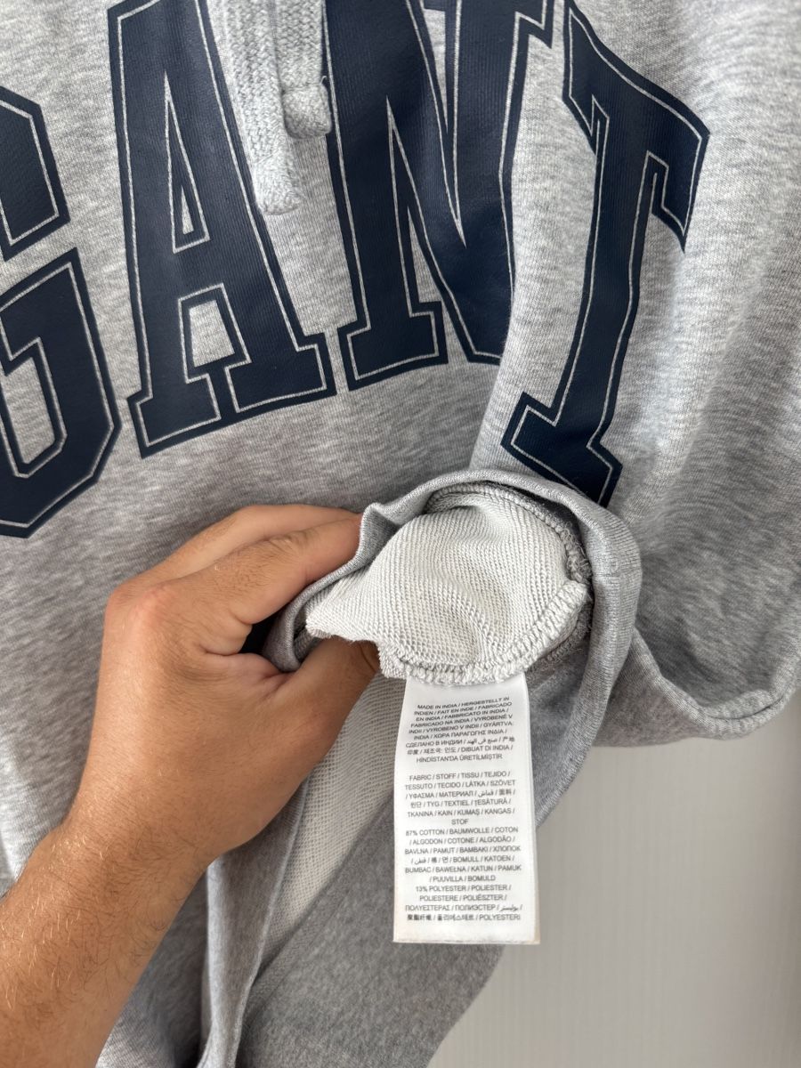 Gant Pullover & Sweatshirts: Gant Kapuzenpullover grau mit Logo Grösse L Oryginal – Neu (gemäss Beschreibung) aus Wetzikon ZH von Jan_wojt 4