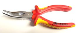 KNIPEX Flachrundzange mit Schneide isoliert VDE-geprüft 160m