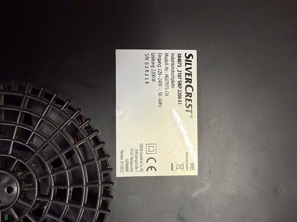 Cuisinières: Induktionskochplatten 2200W – D'occasion à Luzern par Horus95 1