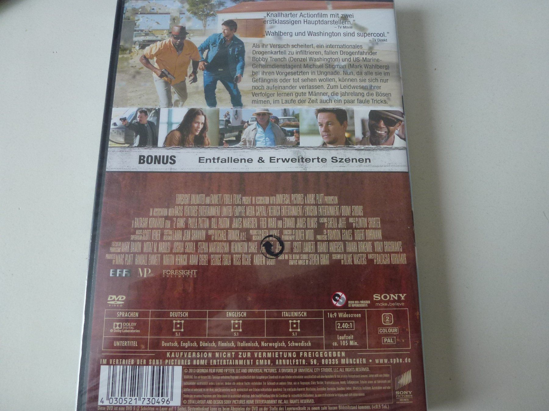Alle DVDs: 2 Guns  (DVD) NEU&OVP!! – Neu und originalverpackt aus Bern von Frebo 1