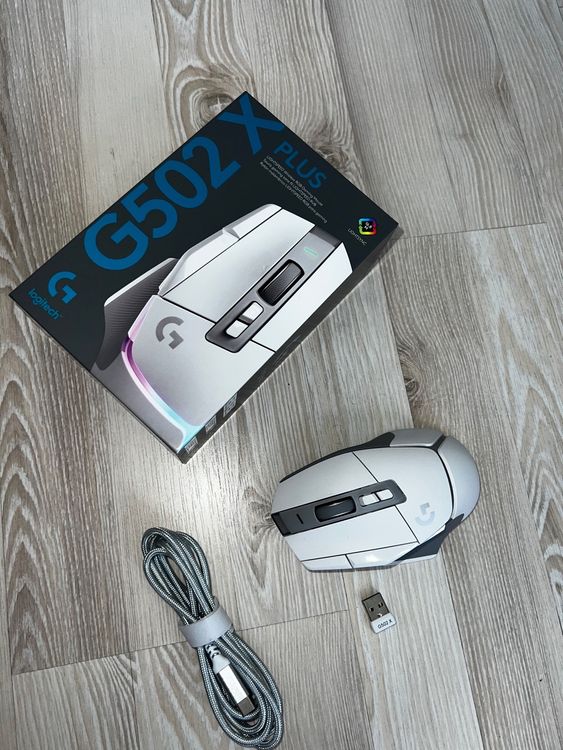 LOGITECH G502 X PLUS Gaming Maus, Kabellos, Optisch mit RGB | Acheter sur  Ricardo | Kabelmäuse