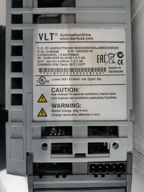 Frequenzumrichter Danfoss VLT Micro Drive 0,37 kW günstig gebraucht