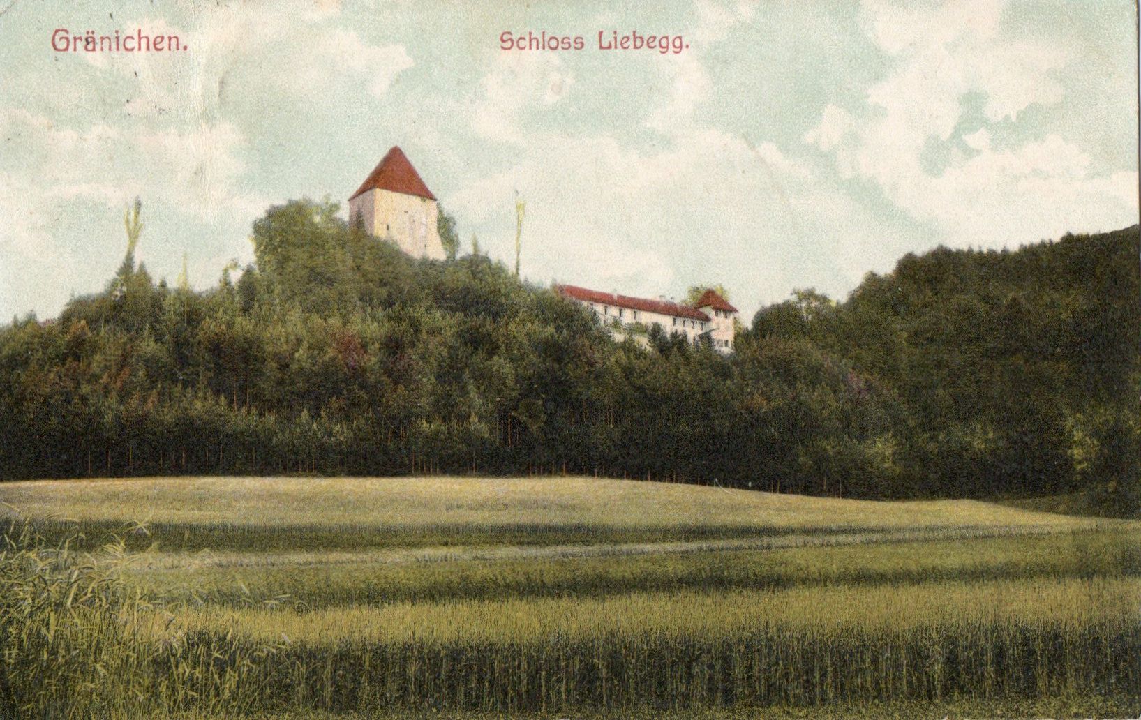 Cartoline postali: Gränichen - Schloss Liebegg – Usato da Melano venduto da pisonsdro