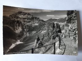 Alte Fotografie Weissfluhjoch Felsenweg Strela Pass Parsenn