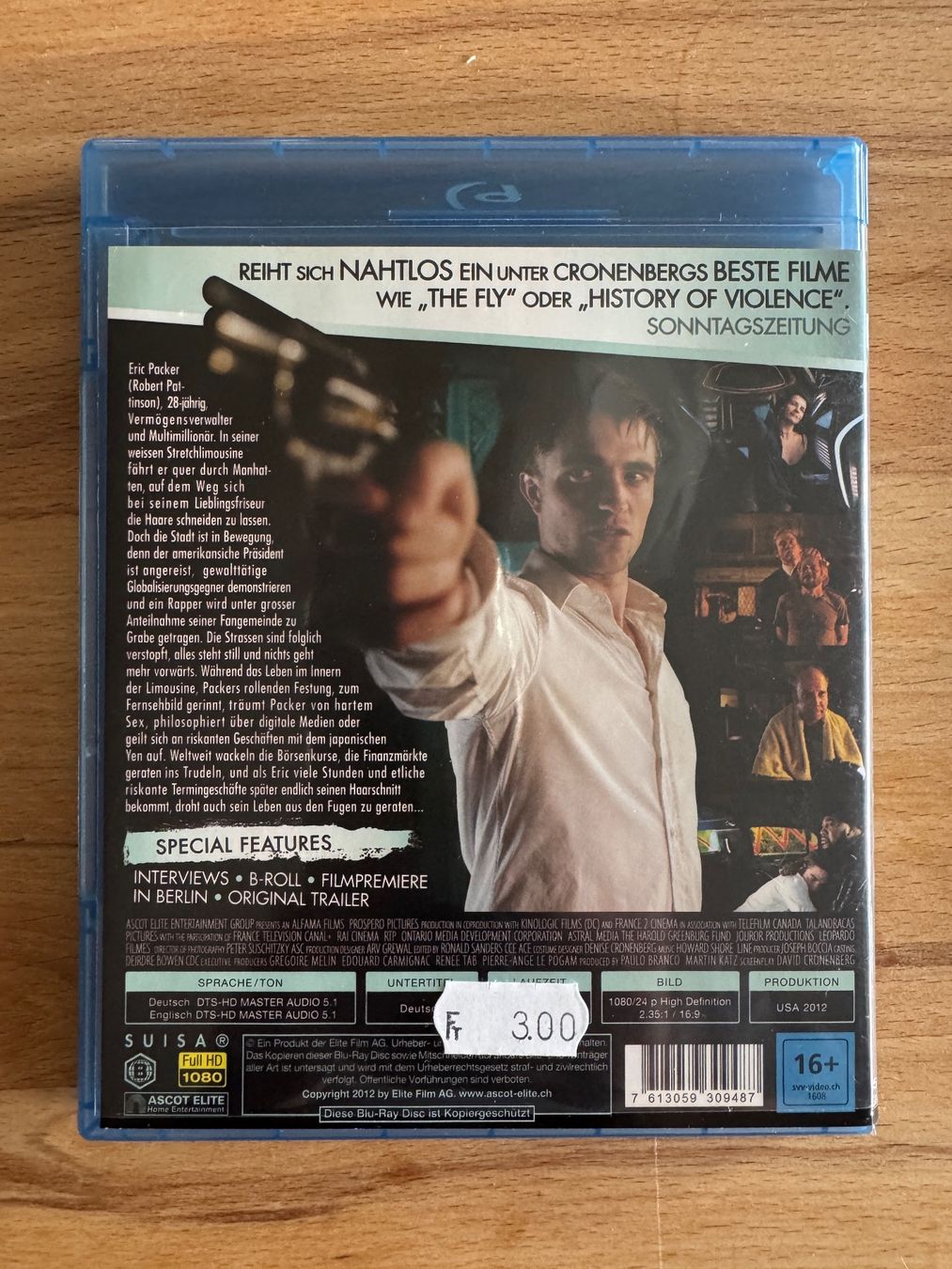 Alle DVDs: Cosmopolis Blue Ray – Gebraucht aus Hombrechtikon von Dokmasa 1