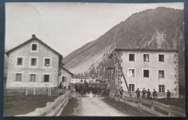 Cierfs,Gasthaus Sternen, belebt1921,TOP