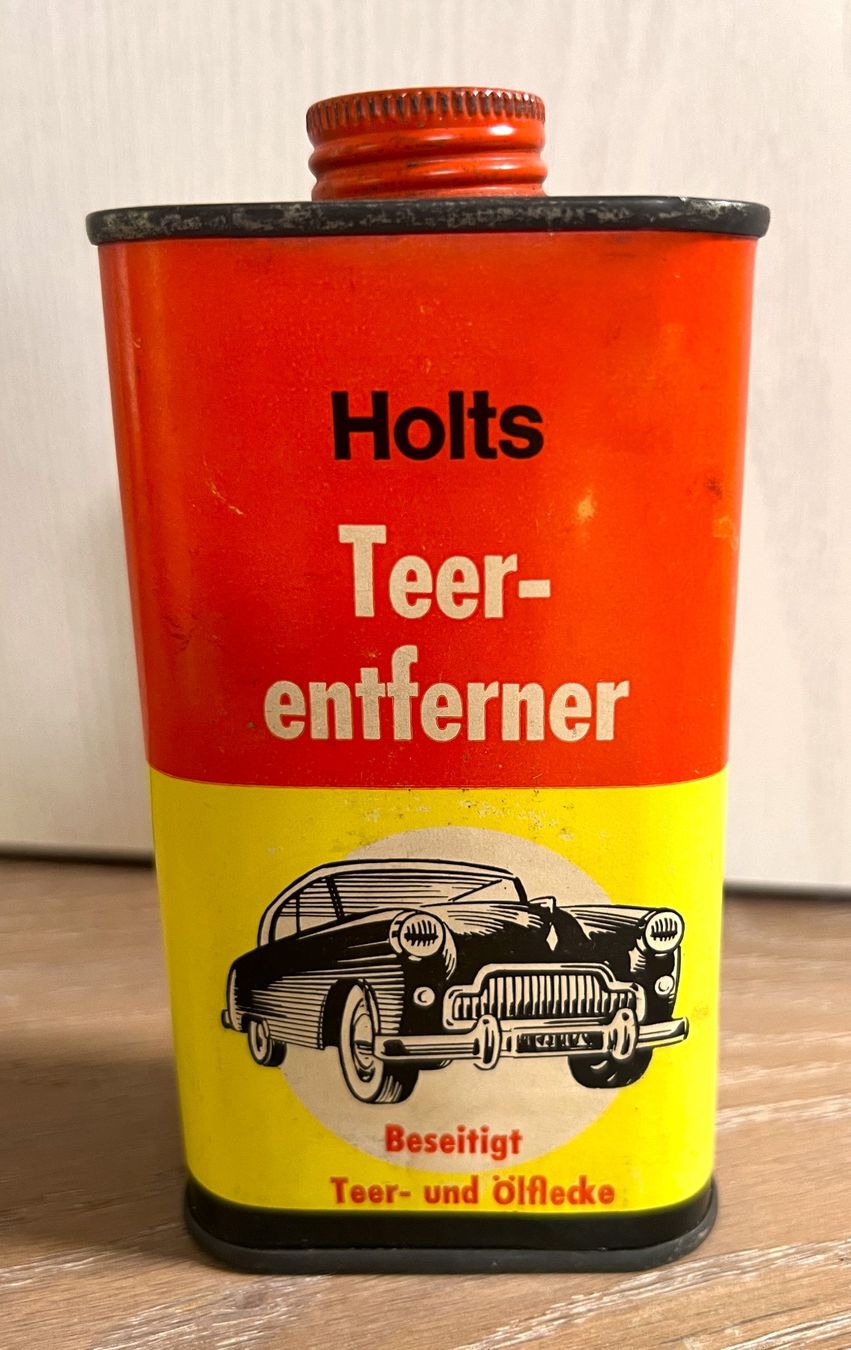 Dosen: alte Blechflasche Blechdose "Holts Teerentferner" Oldtimer – Gebraucht aus Rothrist von Brandystar 2
