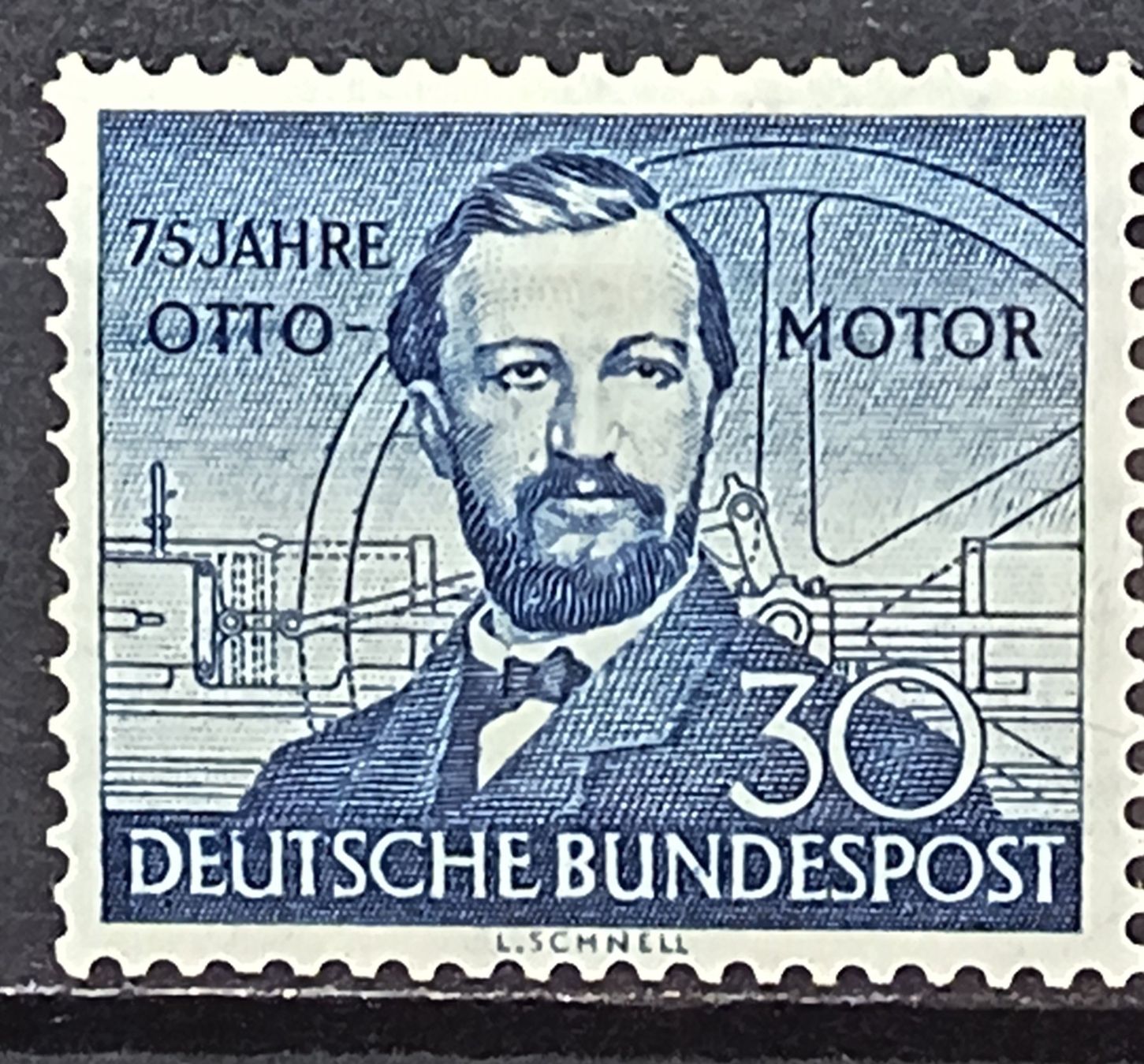 Tutti i francobolli: BRD Otto Mi-Nr.150 Postfrisch 32 Fr – Usato da Kriens venduto da Nidfeld45