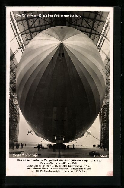 Ansichtskarten: Das neue deutsche Zeppelin-Luftschiff L. – Gebraucht aus Berlin von bartko-reher