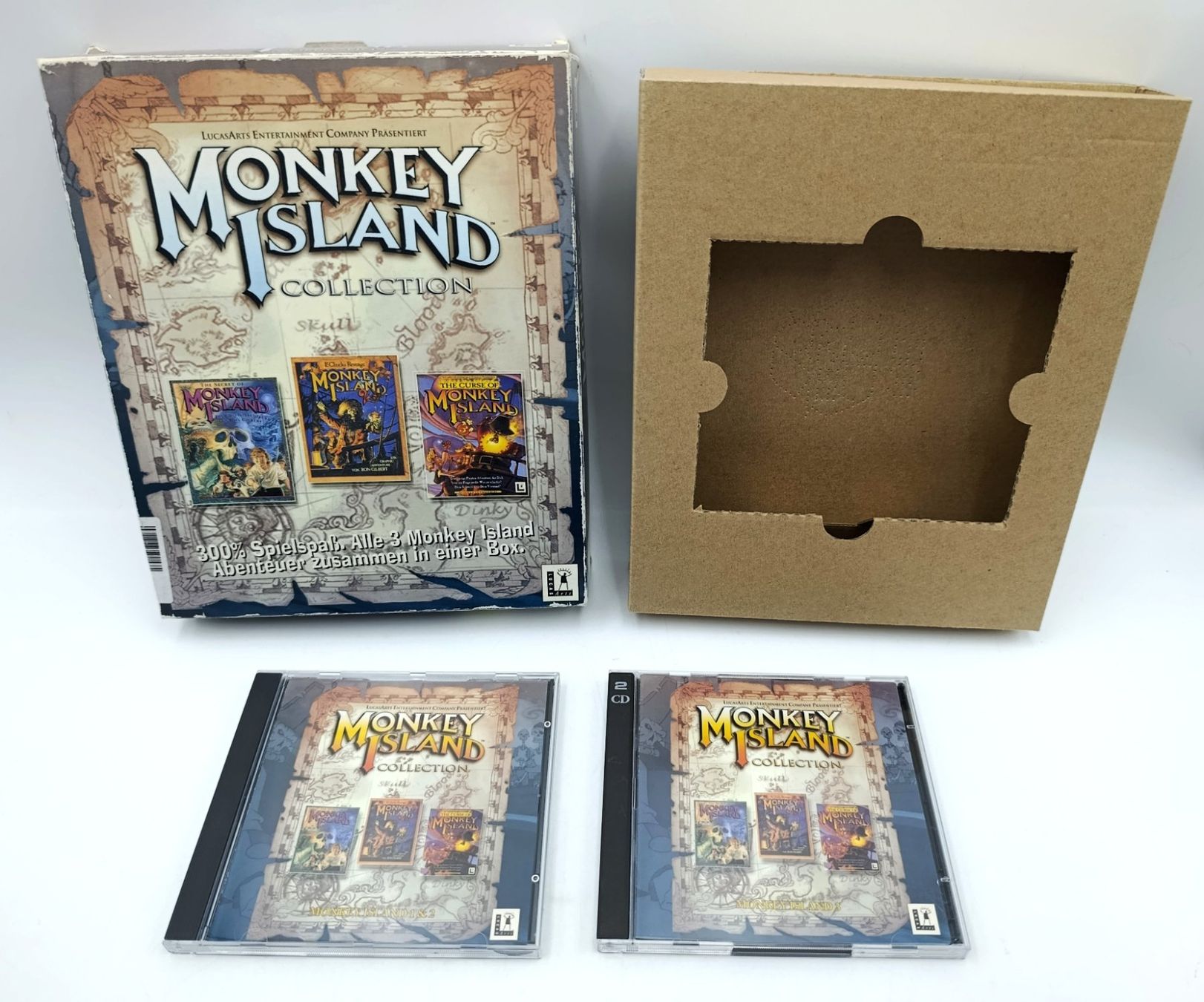 Giochi: Monkey Island Collection PC-CD-ROM, ohne die Scheiben – Usato da Wil SG venduto da Donaldus