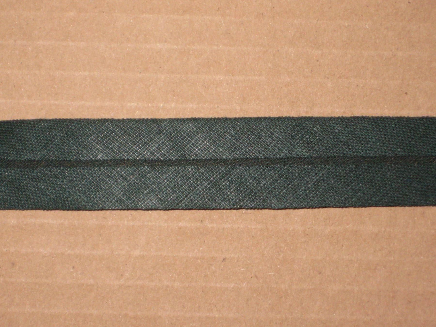 Stoffe: Schrägband tannengrün Breite 2cm – Neu und originalverpackt aus Füllinsdorf von Schlupp 1
