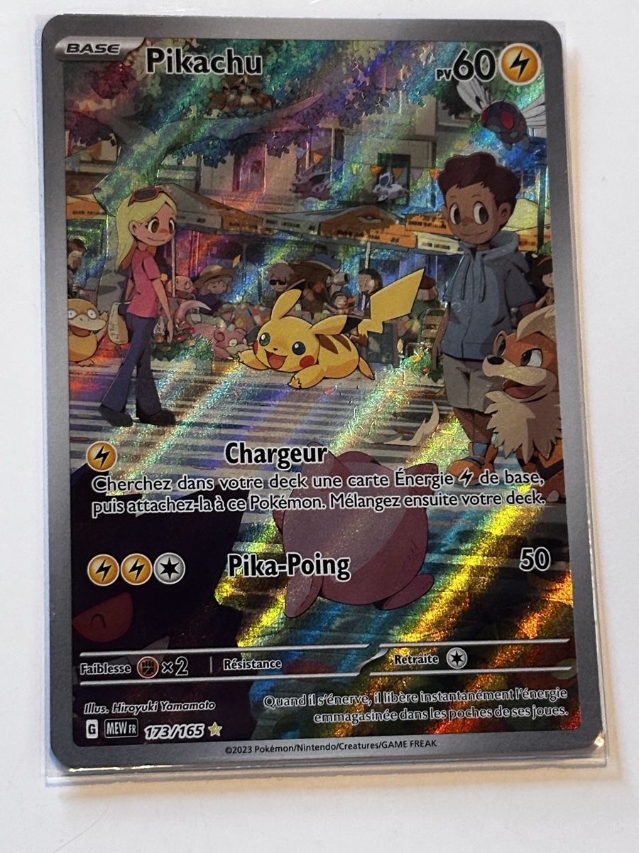 Pokémon Sammelbilder & Trading cards: Full art pikachu 151 – Neu (gemäss Beschreibung) aus La Plaine von