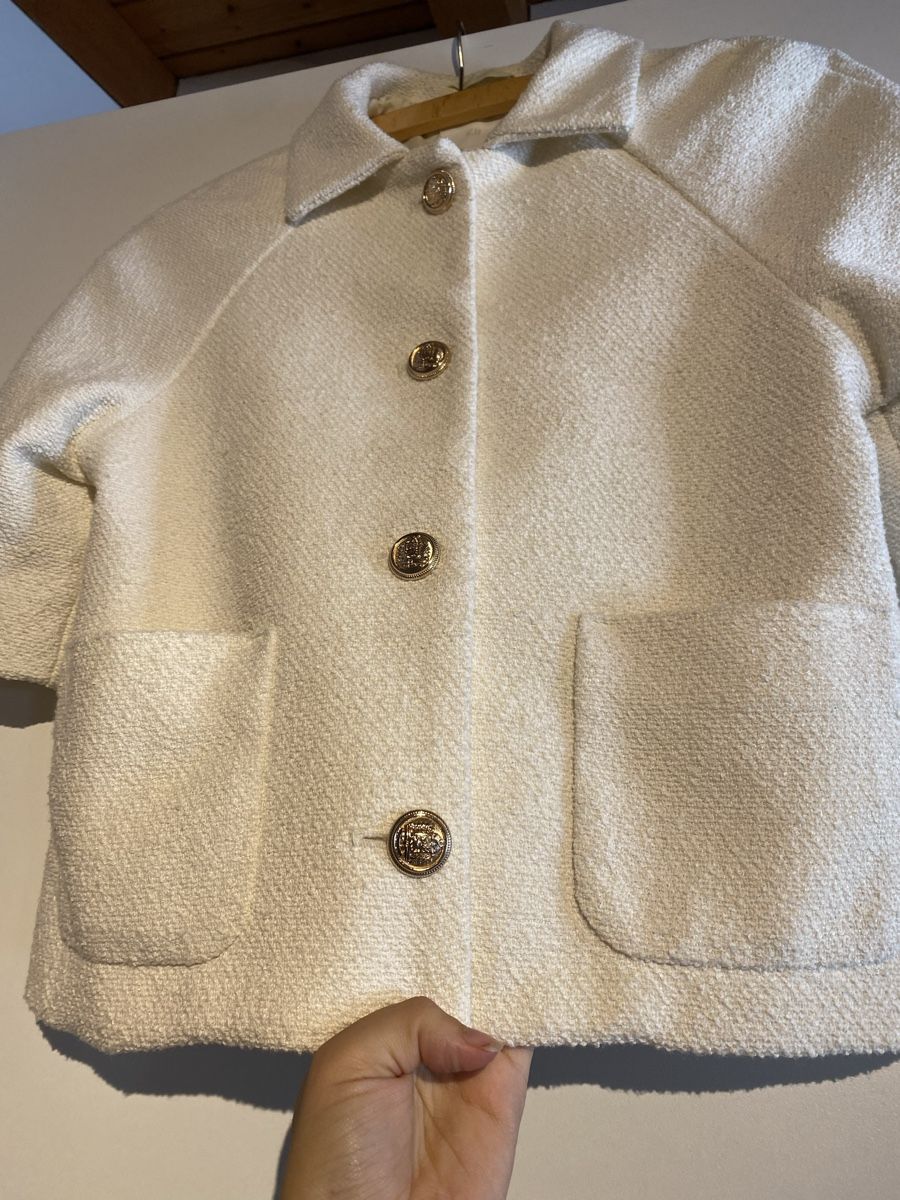 Jacken: Cropped jacket tweeted style with gold buttons – Neu und originalverpackt aus Göschenen von Anoli34 3