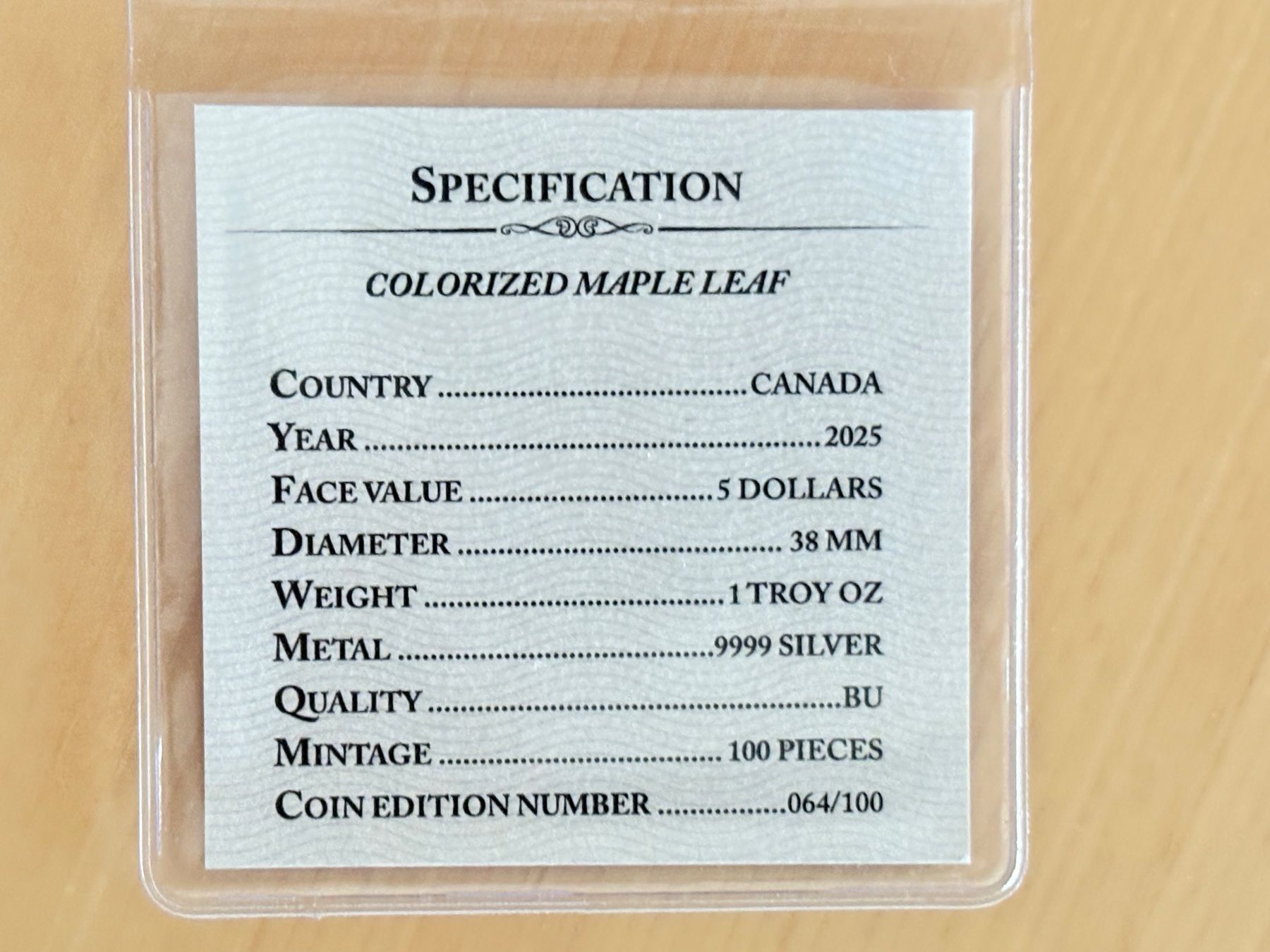 Tutti le monete: 1 OZ Kanada Silber "Elefant" 2025 Koloriert – Nuovo e nell'imballaggio originale da Weinfelden venduto da Potz-Millione 4