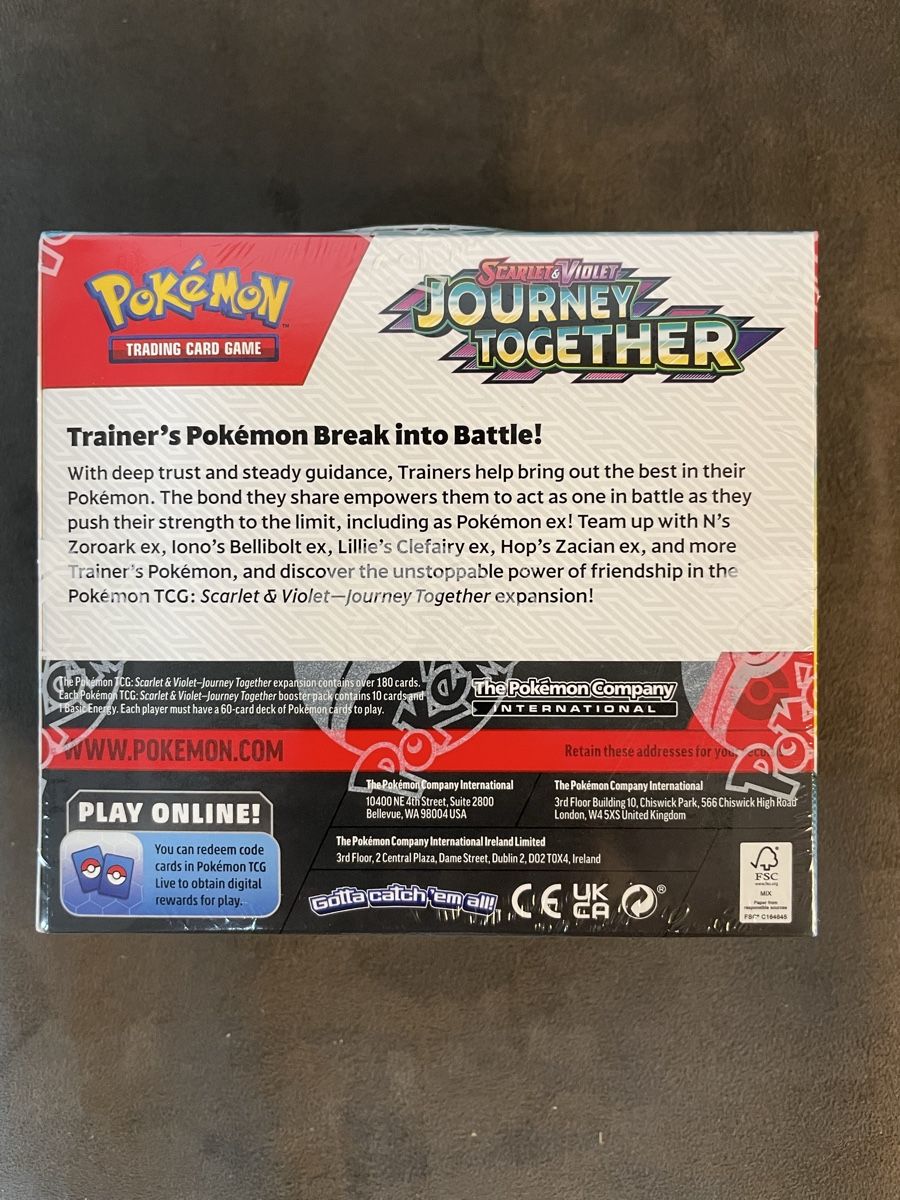 Pokémon Cartes à collectionner: Pokemon Journey Together Display EN – Neuf avec emballage d'origine à Niederönz par Panino5 2