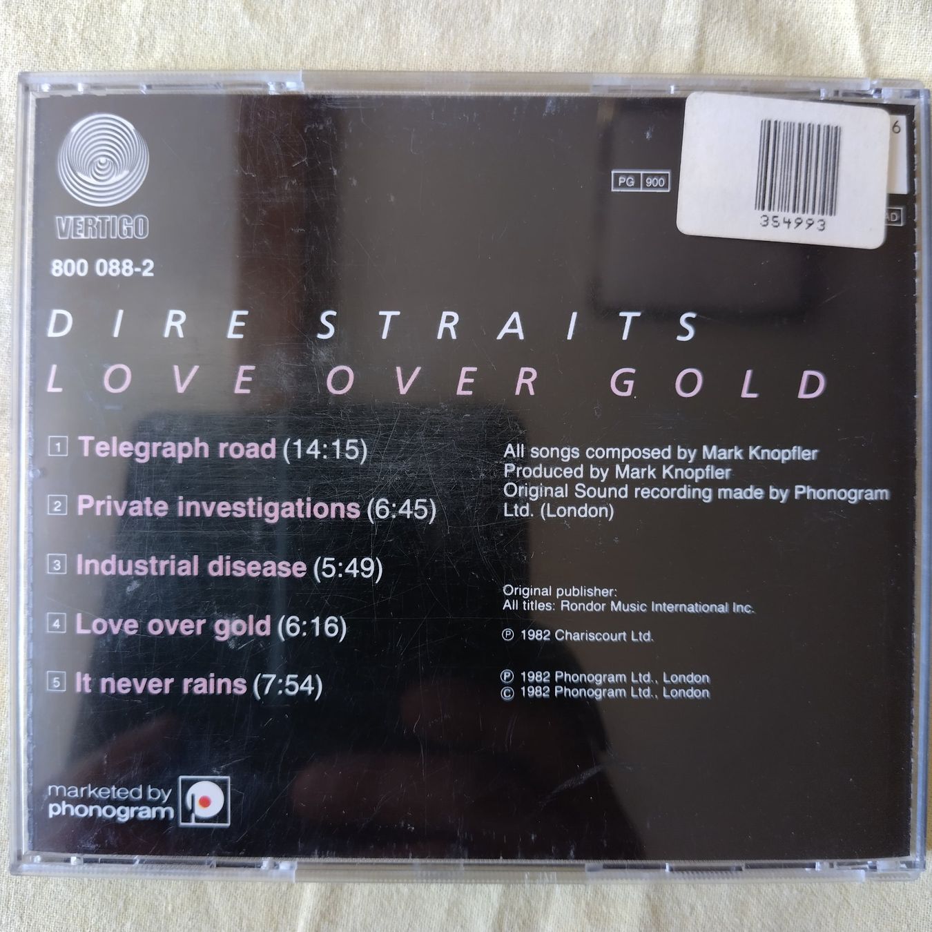 CDs: CD von Dire Straits – Gebraucht aus Buchs von mdi_mpx5 3