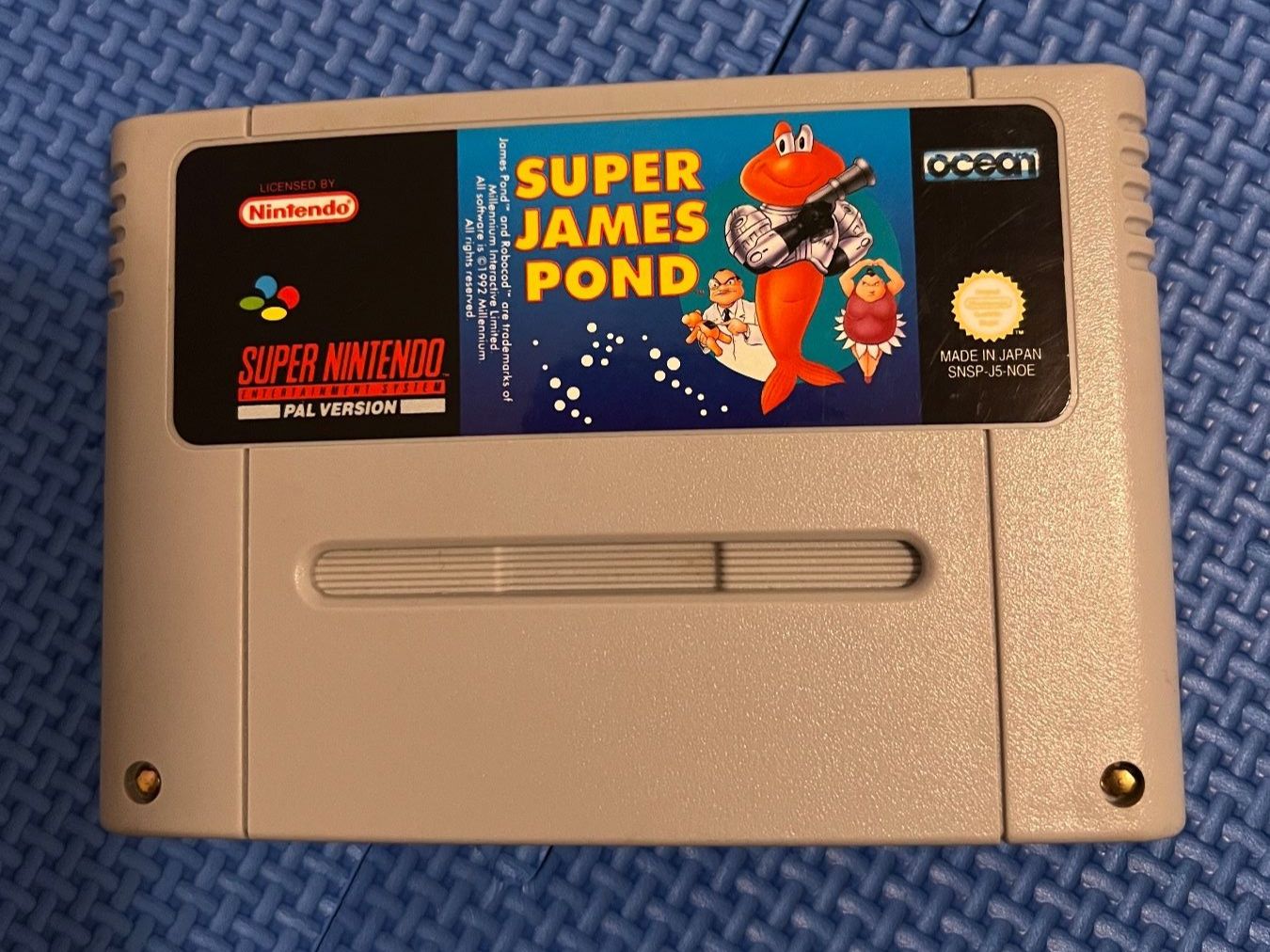 Nintendo Giochi: Super James Pond Super Nintendo SNES – Usato da Gossau SG venduto da schlitzerdemon