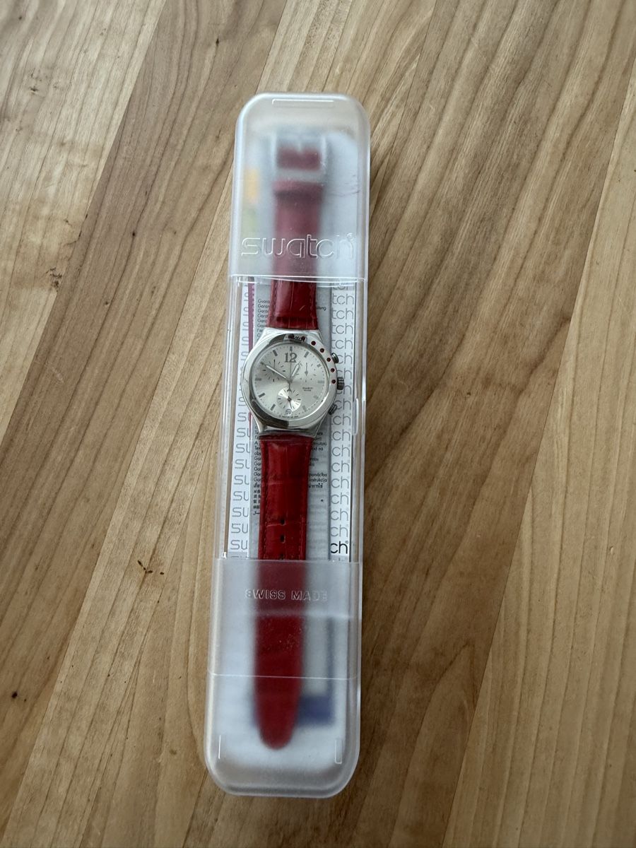 Swatch Orologi: Swatch Ivory Chrono nie getragen – Nuovo (secondo la descrizione) da Luzern venduto da Daniela1907 2