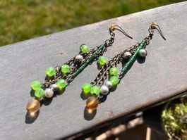 Lange Vintage Ohrhänger, Modeschmuck