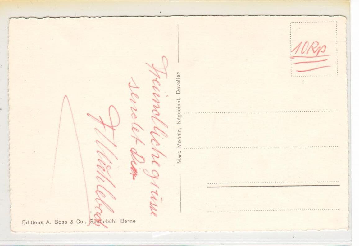 Cartoline postali: Develier – Usato da Wolhusen venduto da Curver9 1