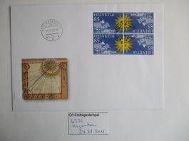 Brief mit Ort Ersttagsstempel 6332 Hagendorn