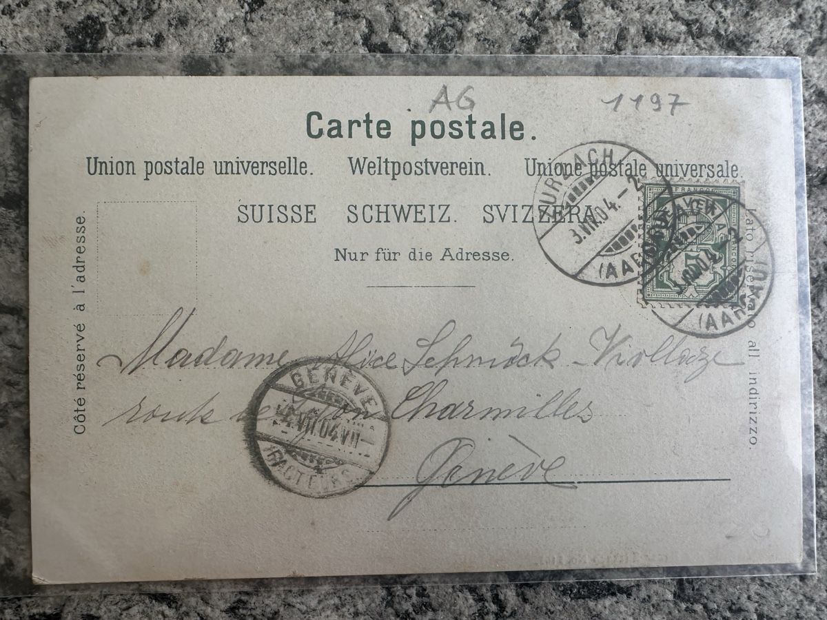 Cartes postales: Gruß aus Zurzach 1904 – D'occasion à Wettingen par Phibras 1