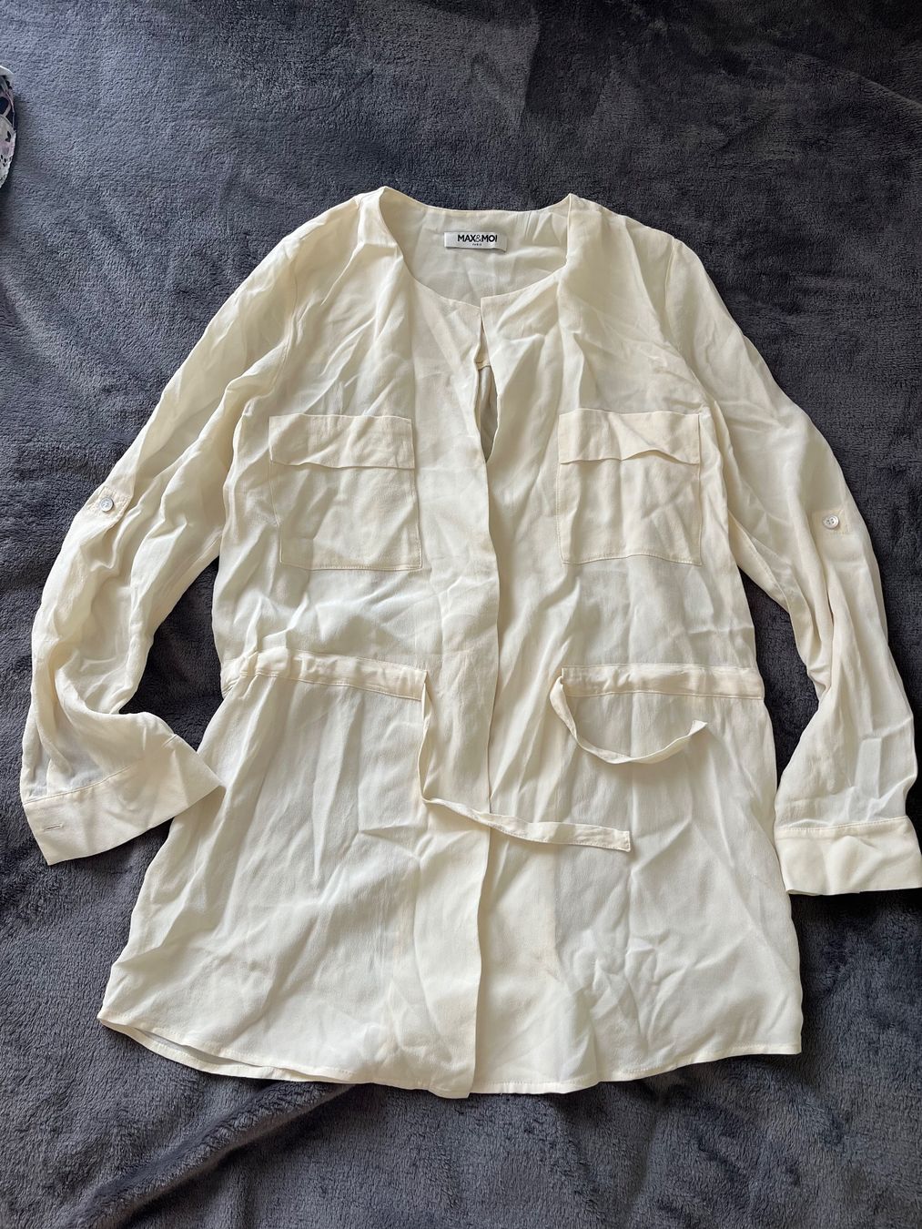 Max & Moi Camicette: New elegant blouse Max&Moi 100% silk size S – Nuovo (secondo la descrizione) da Chêne-Bougeries venduto da Seetooyoo