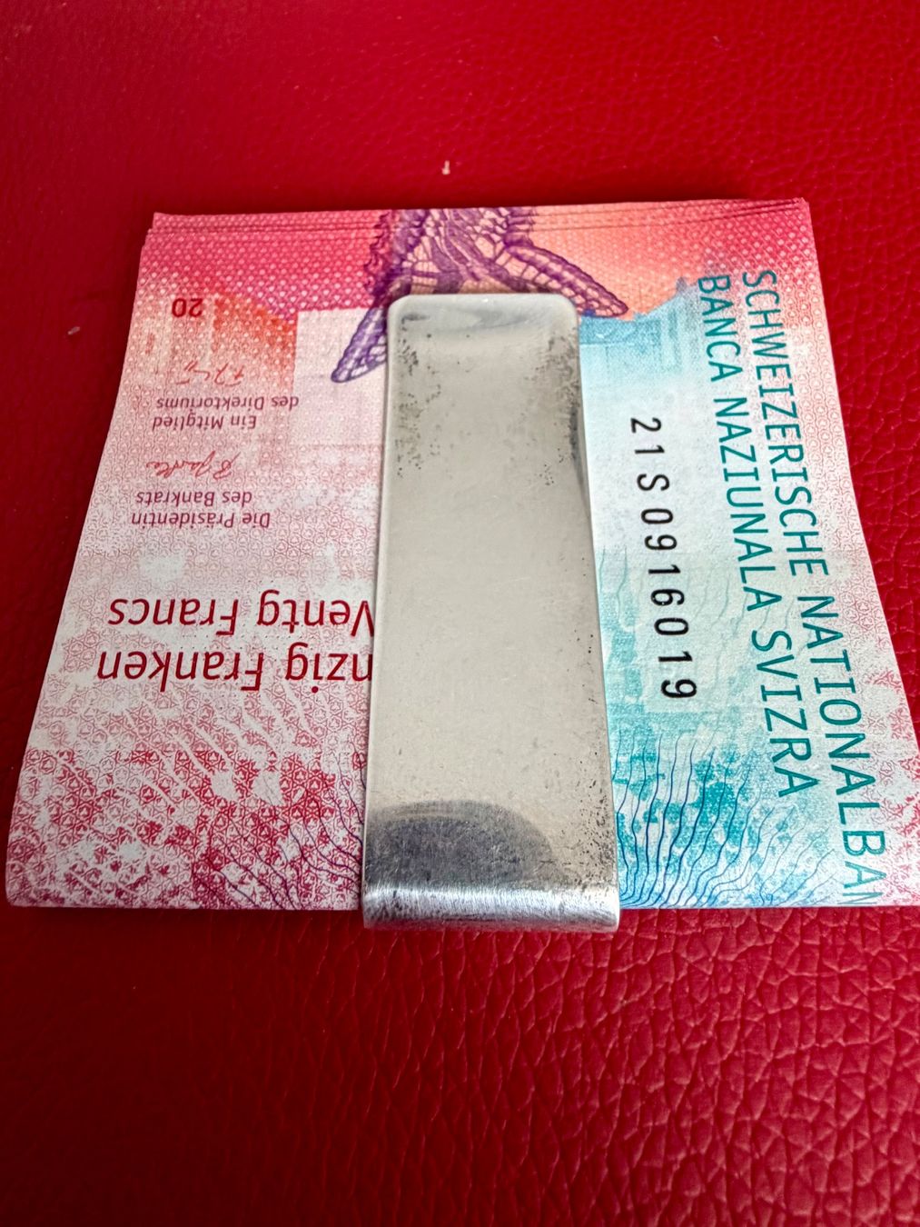 Banconote: Pince à billets argent 925 poinçonnée, – Usato da Lausanne venduto da Ranger19 2