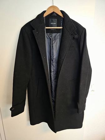 Jack & Jones Herren Mantel schwarz