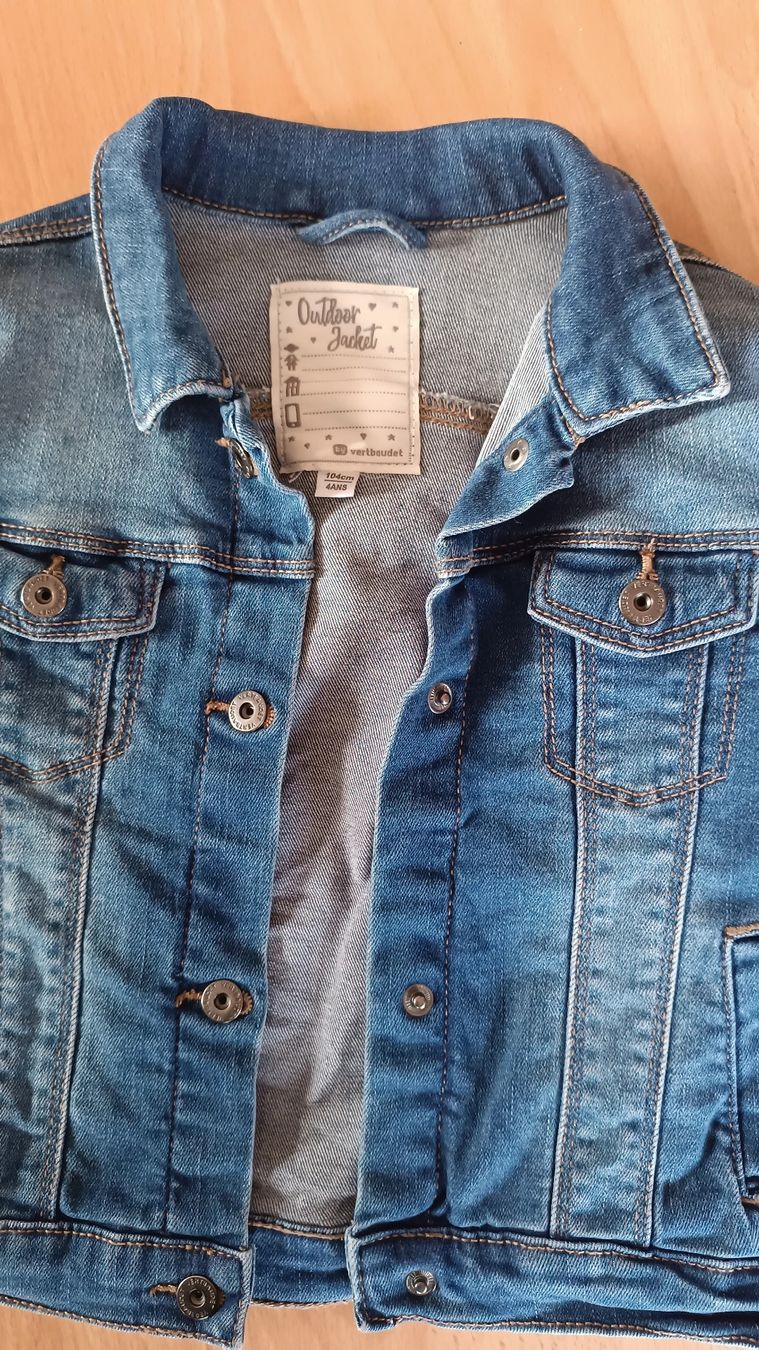 Vertbaudet Jacken & Mäntel: Kinder Jeans Jacke / Gr 104/ Mädchen/ Frühling – Gebraucht aus Flims Dorf von ali_8n8q 3
