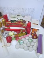 Viele Kerzen für Bastelarbeiten und mehr