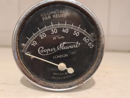 COOPER  STEWART  COMPTEUR  KM/H  VINTAGE  RARE