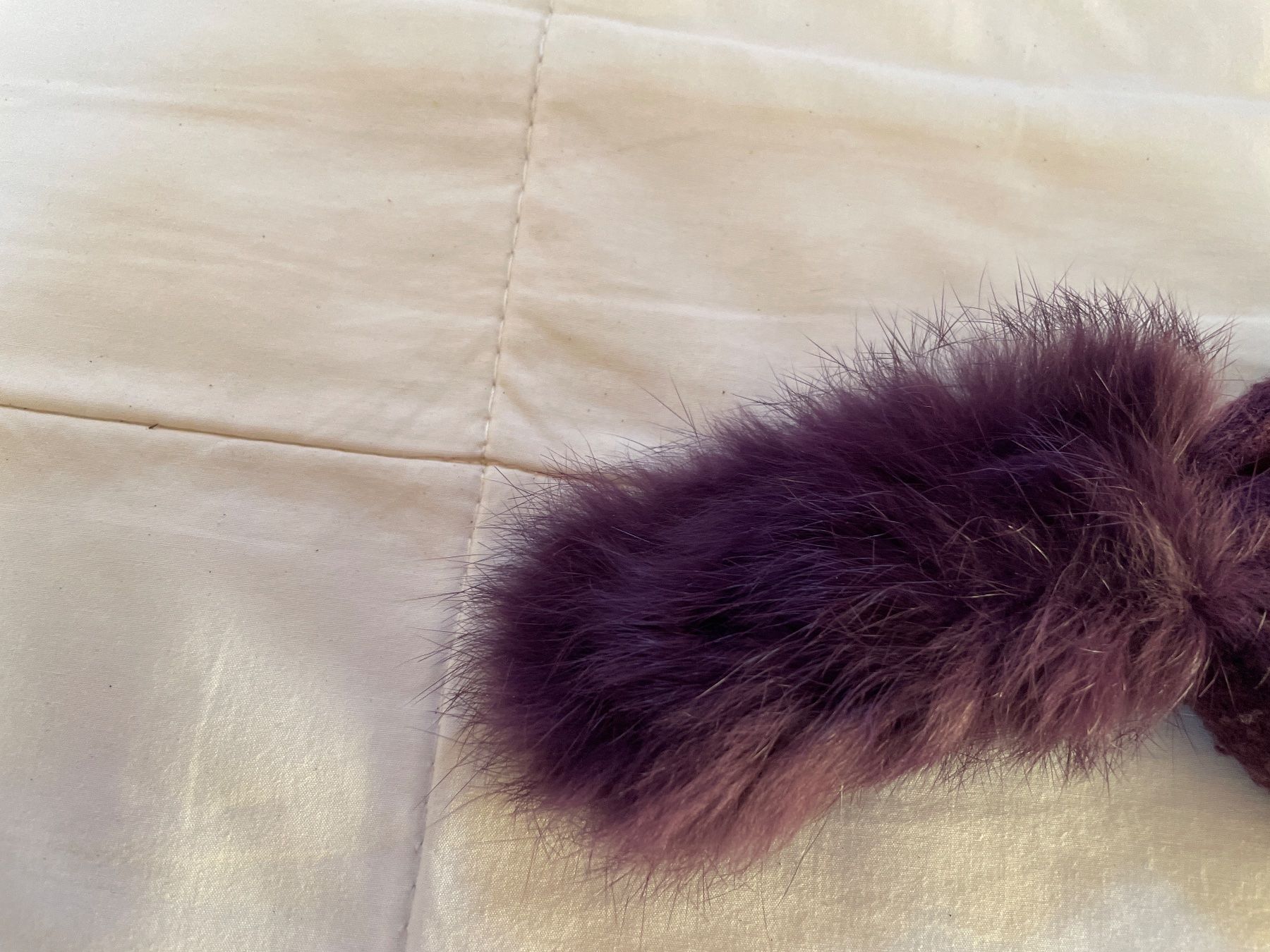 Altro abbigliamento per bambina: écharpe fille, violette, environ 50 cm, fourrure véritable – Usato da Gy venduto da ros_h98s 2