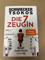 Schweicker Tsokos - Die 7. Zeugin, Justiz-Krimi, Knaur Buch