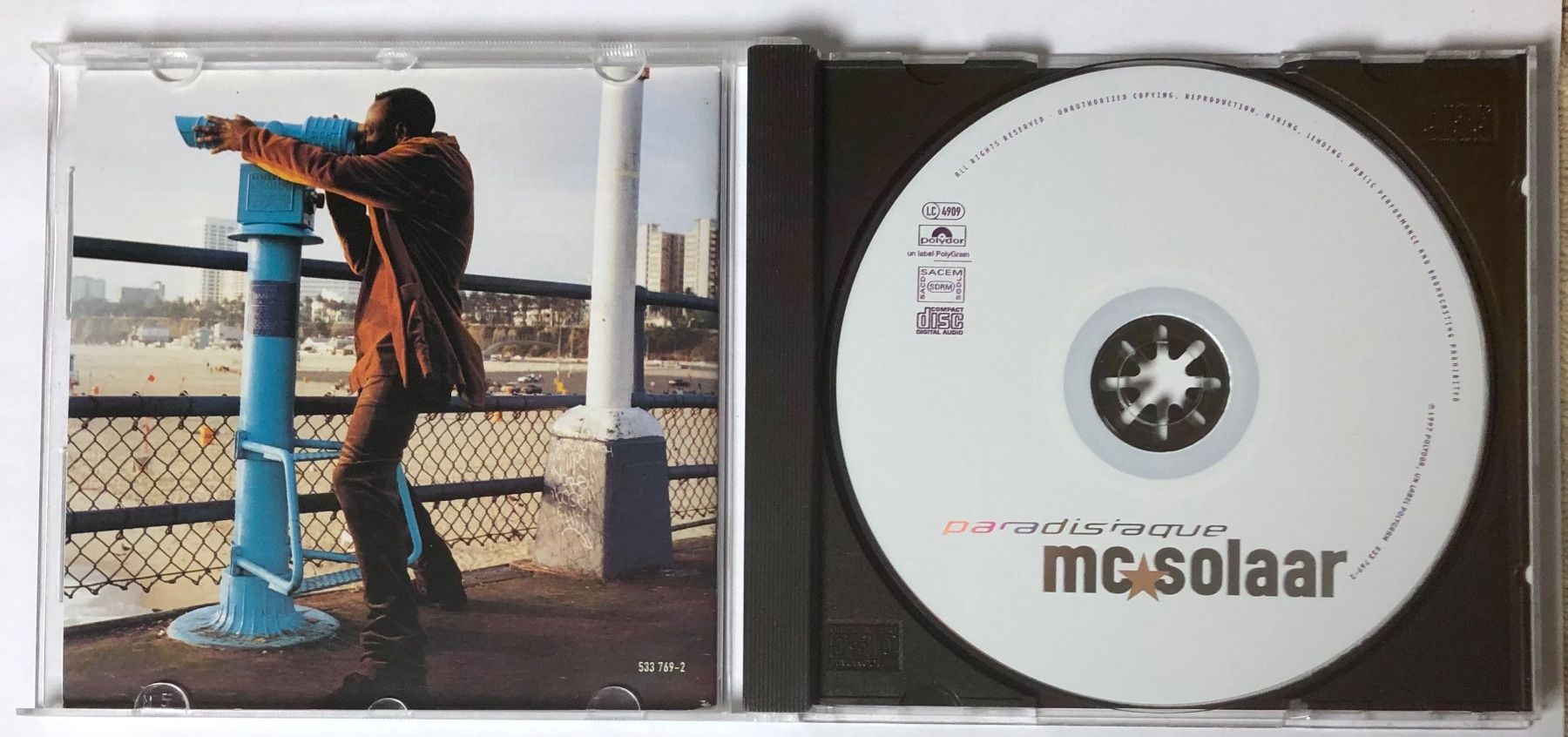 CDs: MC SOLAAR - PARADISIAQUE – Gebraucht aus Poliez-Pittet von Newtown-Records 2
