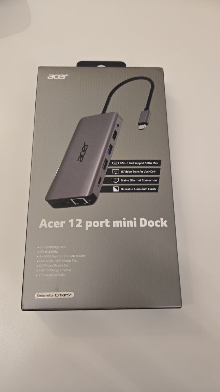 Docking station: Acer 12 port minmi Dock – Nuovo e nell'imballaggio originale da Arni AG venduto da woda 1