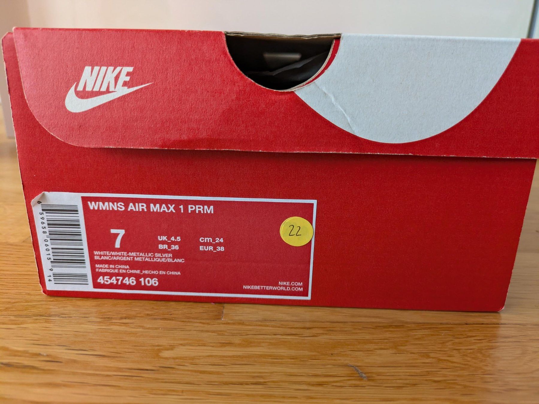 Nike Damenschuhe: Nike Air Max 1 Gr.38 – Gebraucht aus Schneisingen von tiziana_v01 2