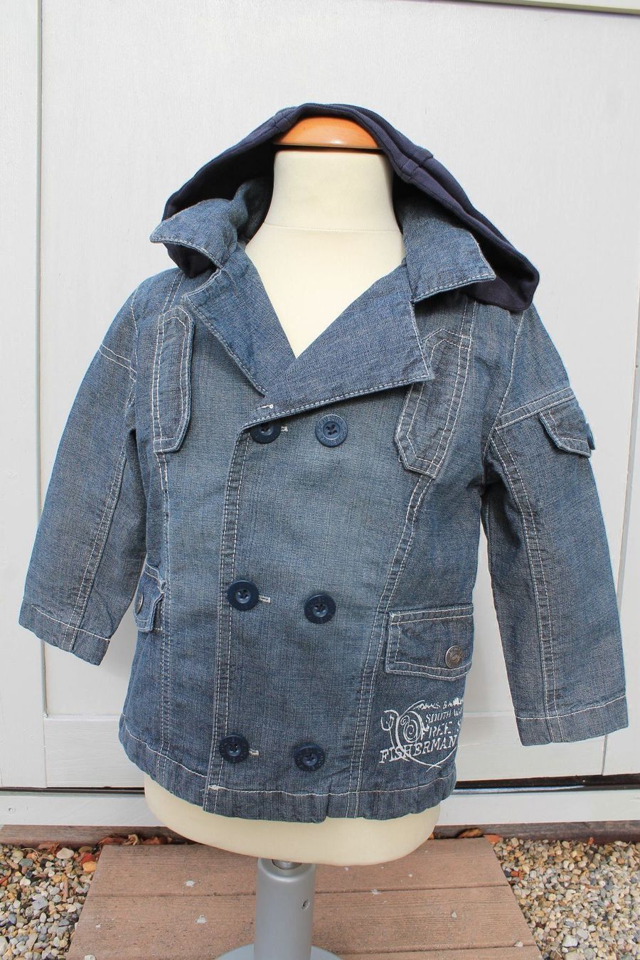 Giacche & Cappotti: Veste/Manteau capuche jeans ORCHESTRA – Nuovo e nell'imballaggio originale da Agiez venduto da chouchanelle