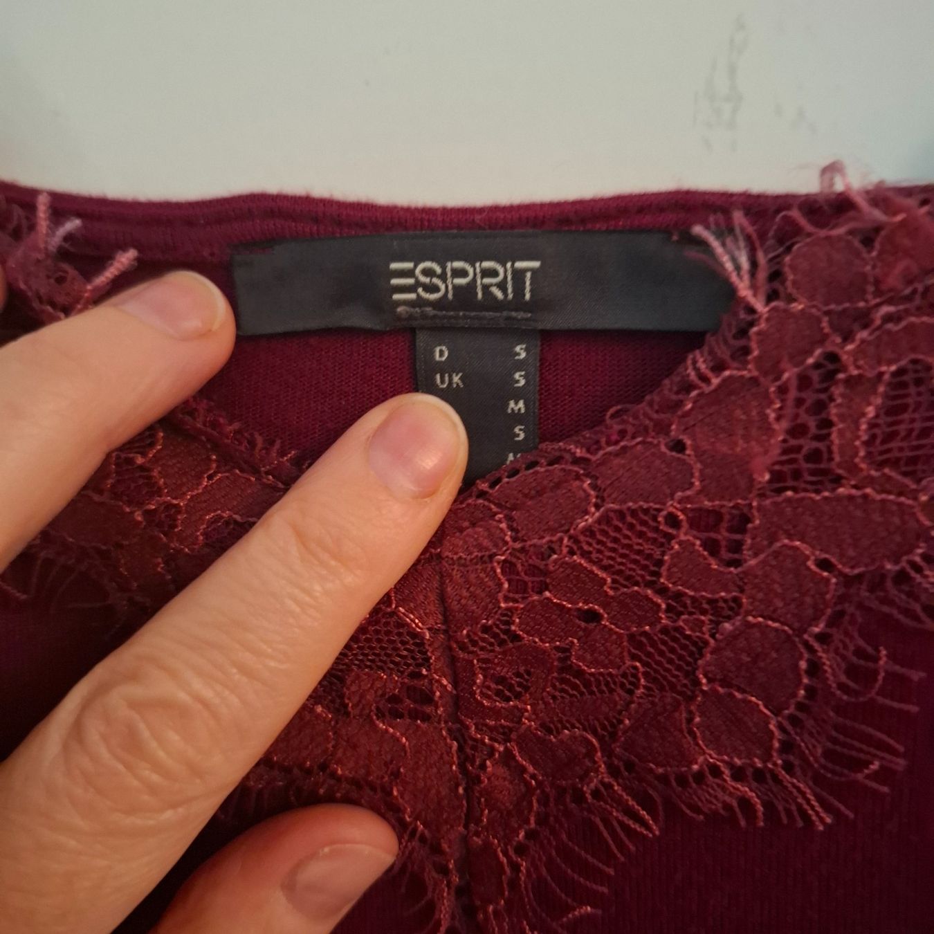 Esprit Top: Top Esprit Weinrot – Usato da Zürich venduto da hthorn 1
