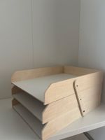 3x Aktenablage Holz 3-stufig neuwertig