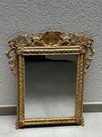 Miroir ancien doré sur bois style Régence 48x54 cm