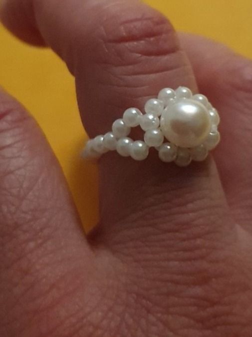 Anelli: Schöne spezielle Perle Ring – Nuovo (secondo la descrizione) da Winterthur venduto da Ywan1