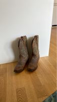 Cowboystiefel Justin Stampede aus Leder Gr US7/ EU 38