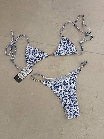 NEW - Bikini Perlendetail XS