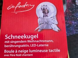 SCHNEEKUGEL  LED LATERNE